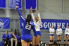 Volleyball vs Emerson  Wheaton College Women's Volleyball vs Emerson College. - Photo by Keith Nordstrom : Wheaton, Volleyball, VB2019